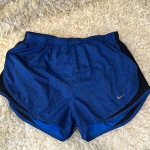 Nike Women's Athletic Shorts in Blue and Black